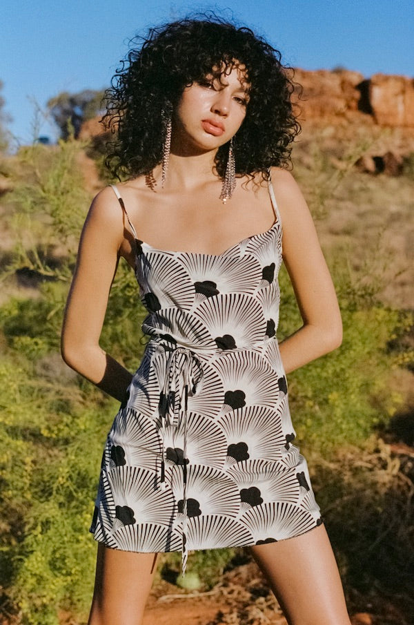 XENO MINI DRESS - WALLPAPER LENNI the label XENO MINI DRESS - WALLPAPER LENNI the label