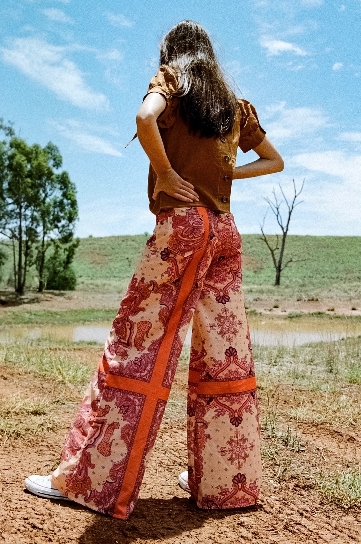 FP One Aloha Printed Wide-Leg Pants