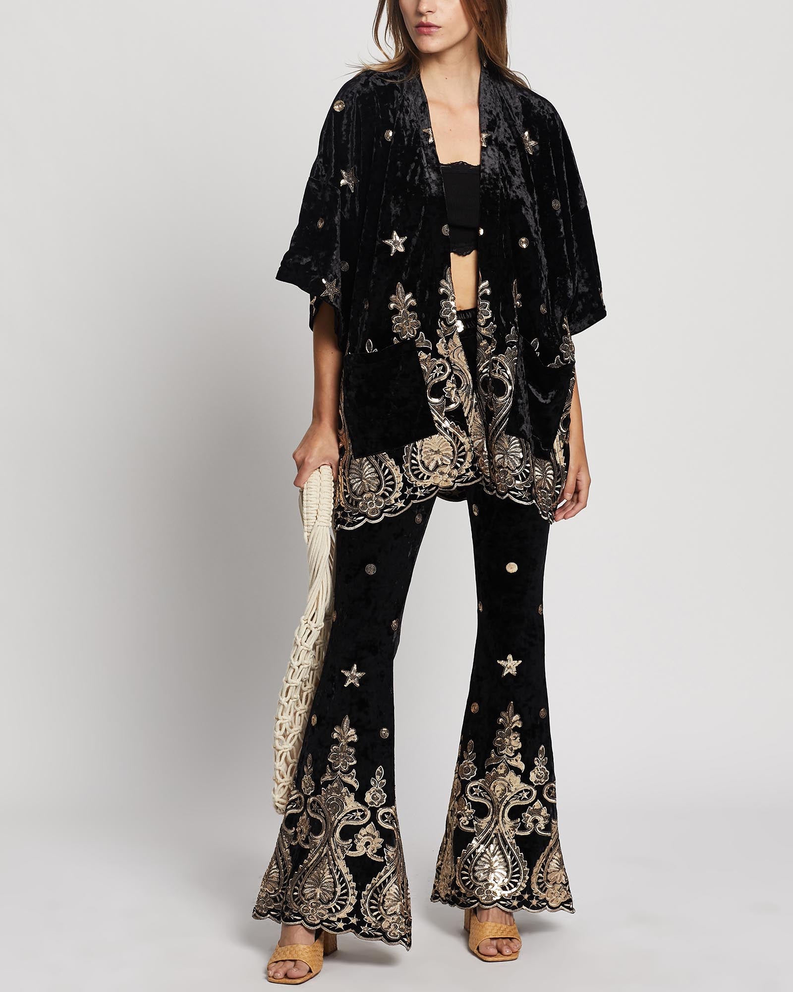 WHISKEY KIMONO - BLACK – LENNI the label