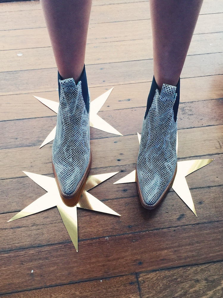 FREEWAY CHELSEA BOOT - SNAKE – LENNI the label