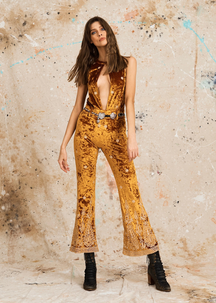 CHROMATIC JUMPSUIT - AMBER