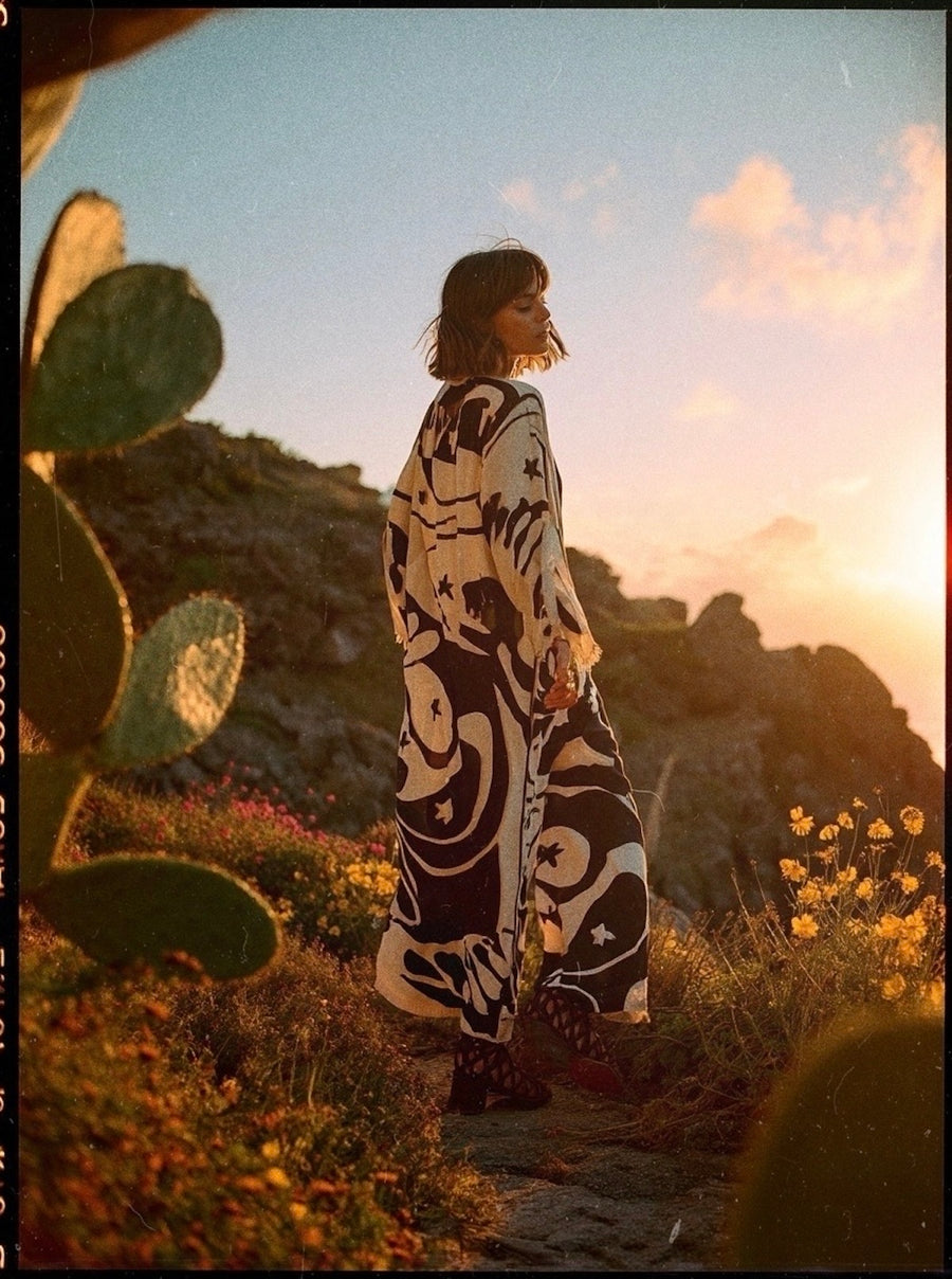 SOVEREIGN KIMONO - SWIRL