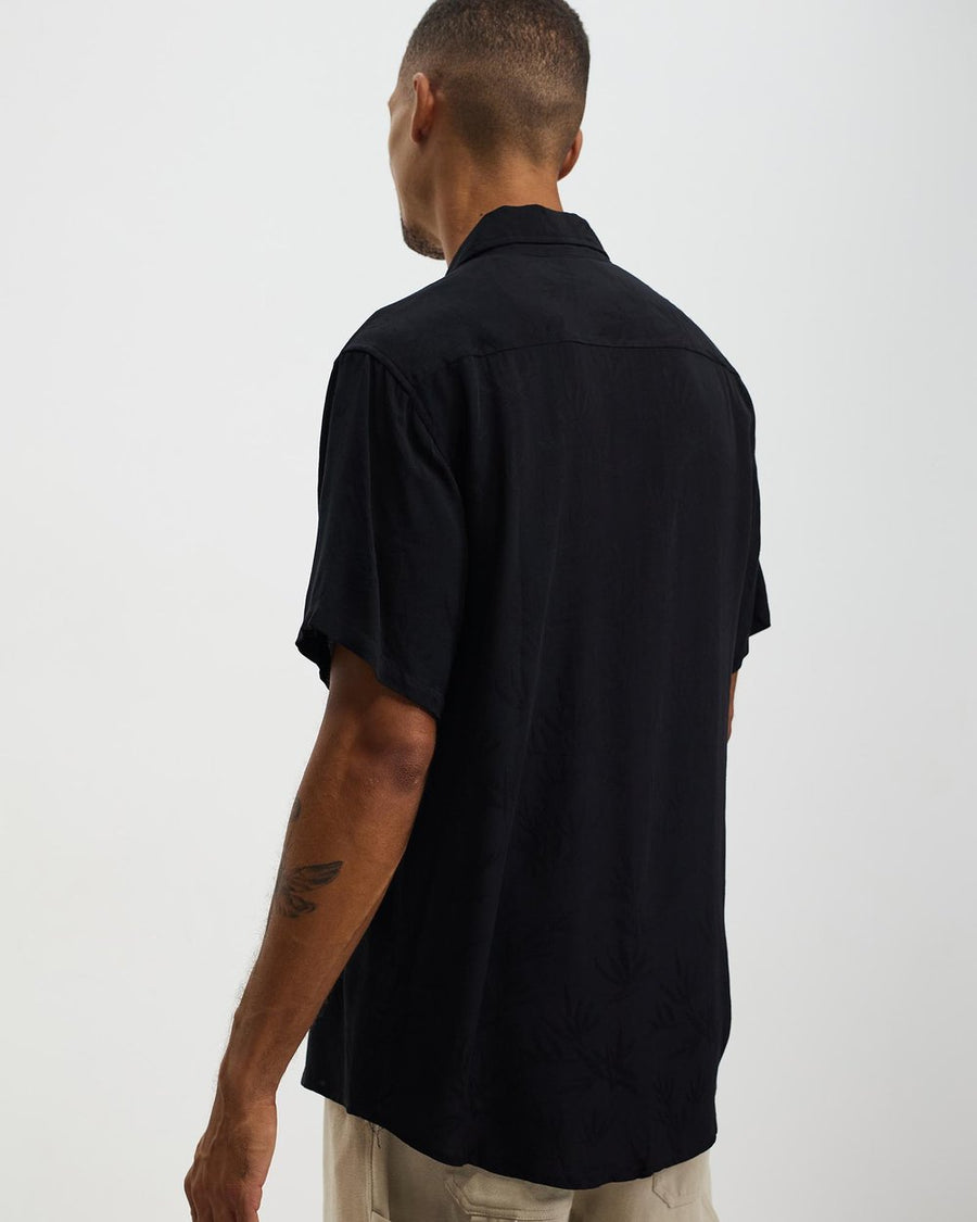 The LENNI Shirt - Black Jacquard