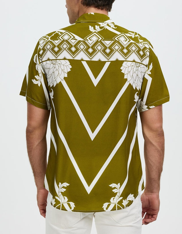 The LENNI Shirt - Dahlia Olive