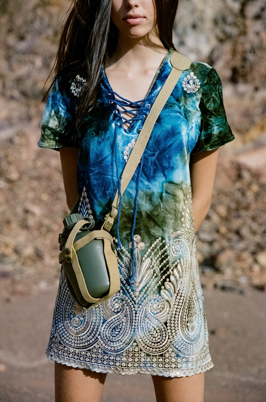 GEODE SHIFT DRESS LAZULI BLUES – LENNI the label